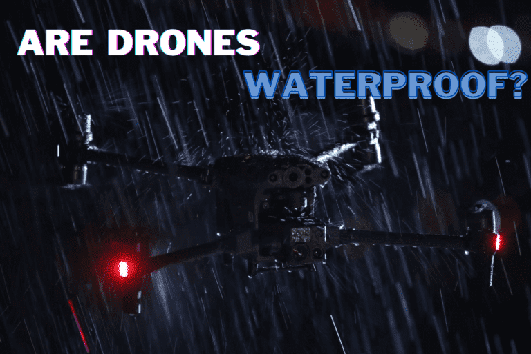 are drones waterproof