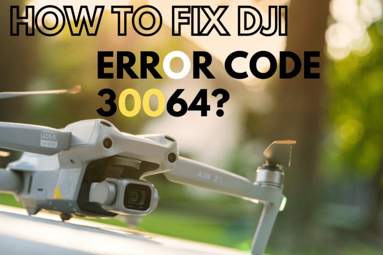 how to fix dji drone error code 30064