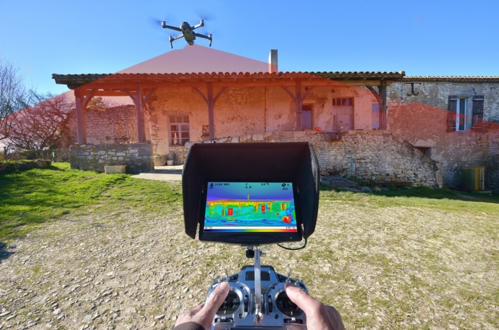 can a drone see in your house